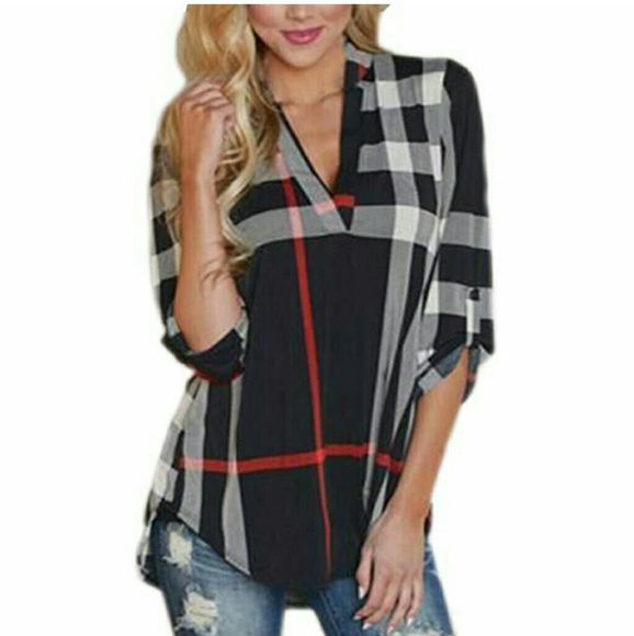 Checked Tunic - Picture 1 of 4